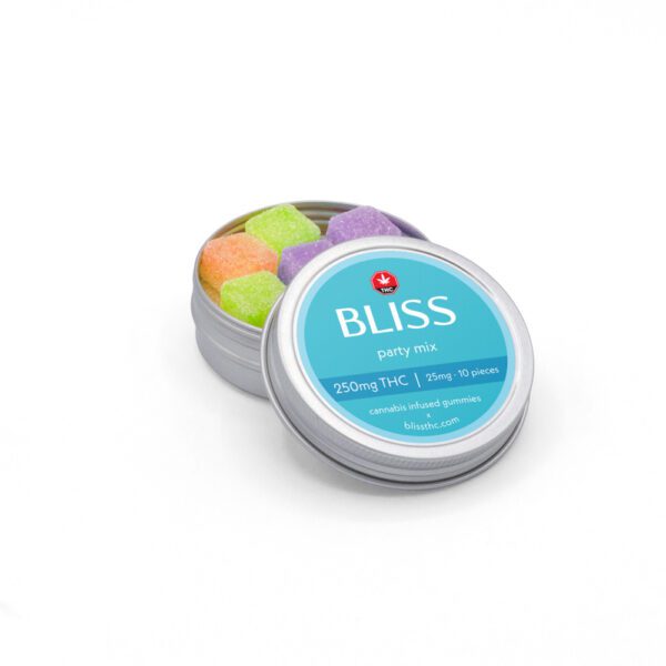 Bliss Party Mix THC Gummies 250mg - 375mg